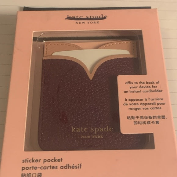 Kate Spade Sticker Pocket an instant cardholder for your device