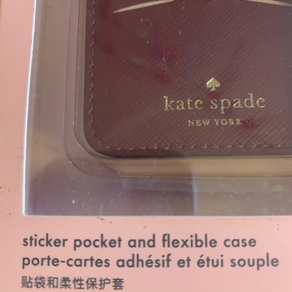 Kate Spade iPhone case and sticker pocket for iPhone 12 mini